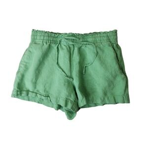 Old Navy Linen Blend Shorts S Dopamine Green Pull-on Coastal Grandmother Pastel